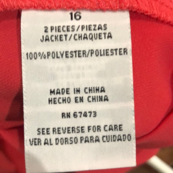 Danny & Nicole Top/Suit Jacket size 16 - Picture 8 of 9